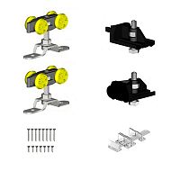 Комплект фурнітури Valcomp Herkules HS60FR для 1 полотна з дерева до 60 кг без направляючої